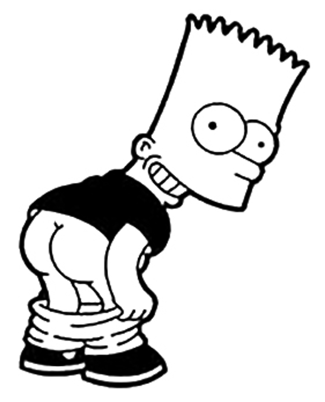 Bart Simpson Ver3 Vinyl Decal