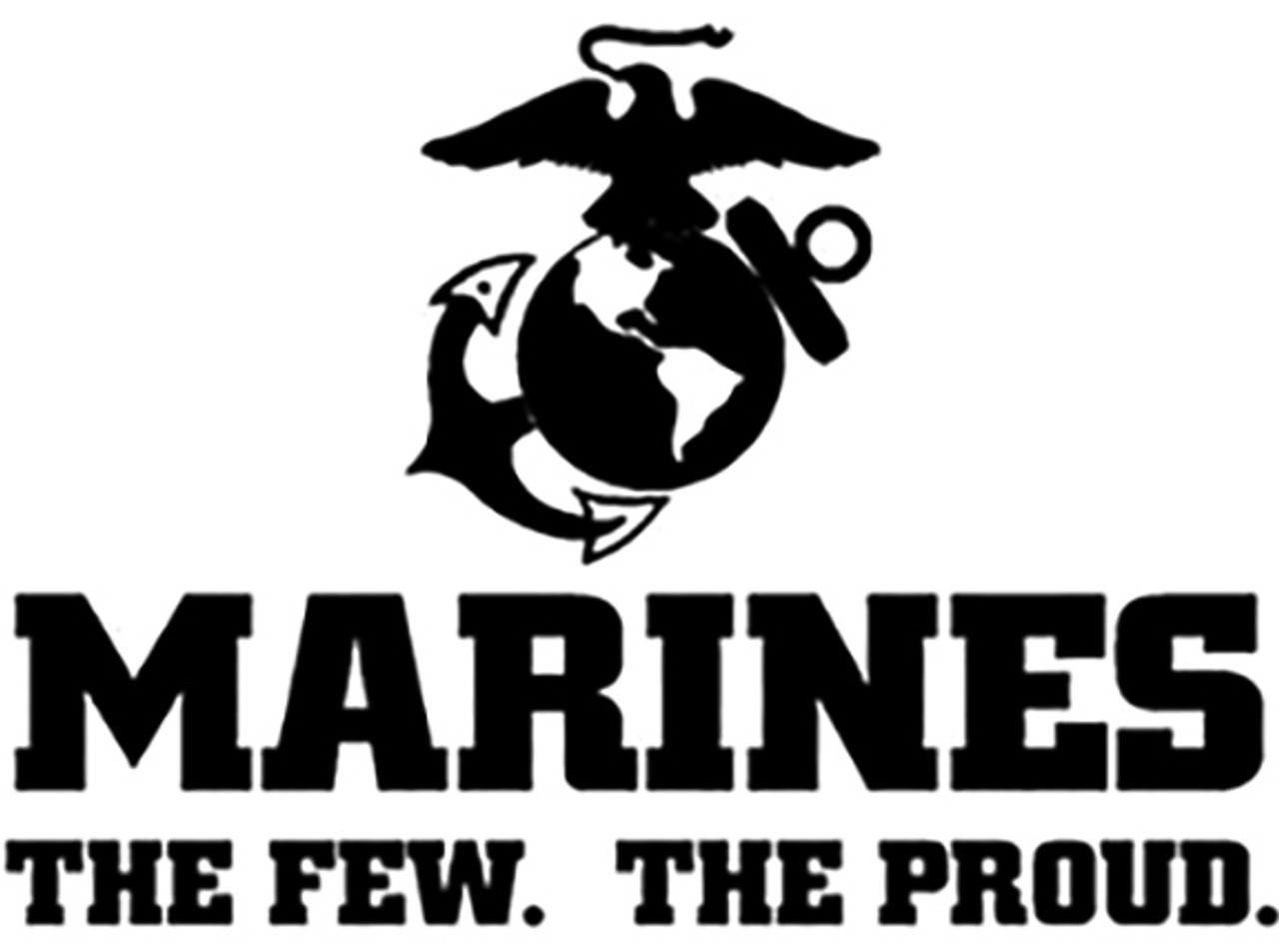 Marines Logo 1 Sticker Decal