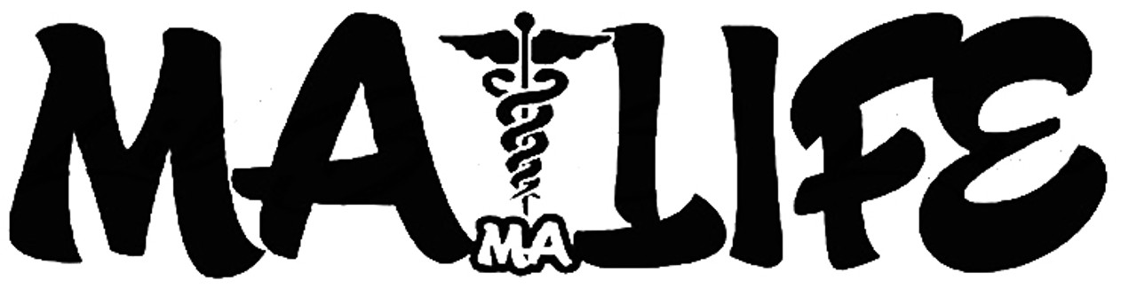 Ma Life Medical Assistant Life Caduceus Eer Decal