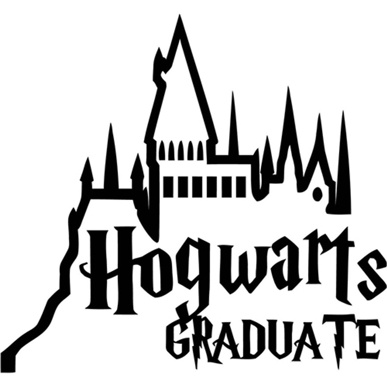 Download Harry Potter Hogwarts Graduate Vinyl Decal