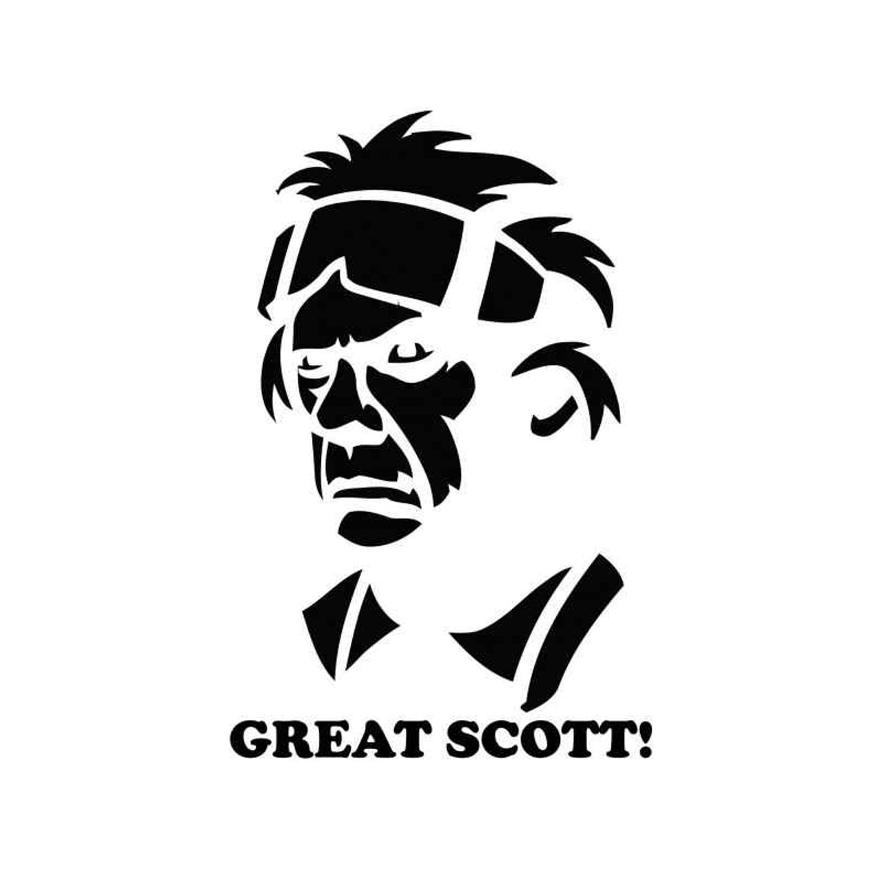 Download Great Scott Back To The Future Vinyl Sticker