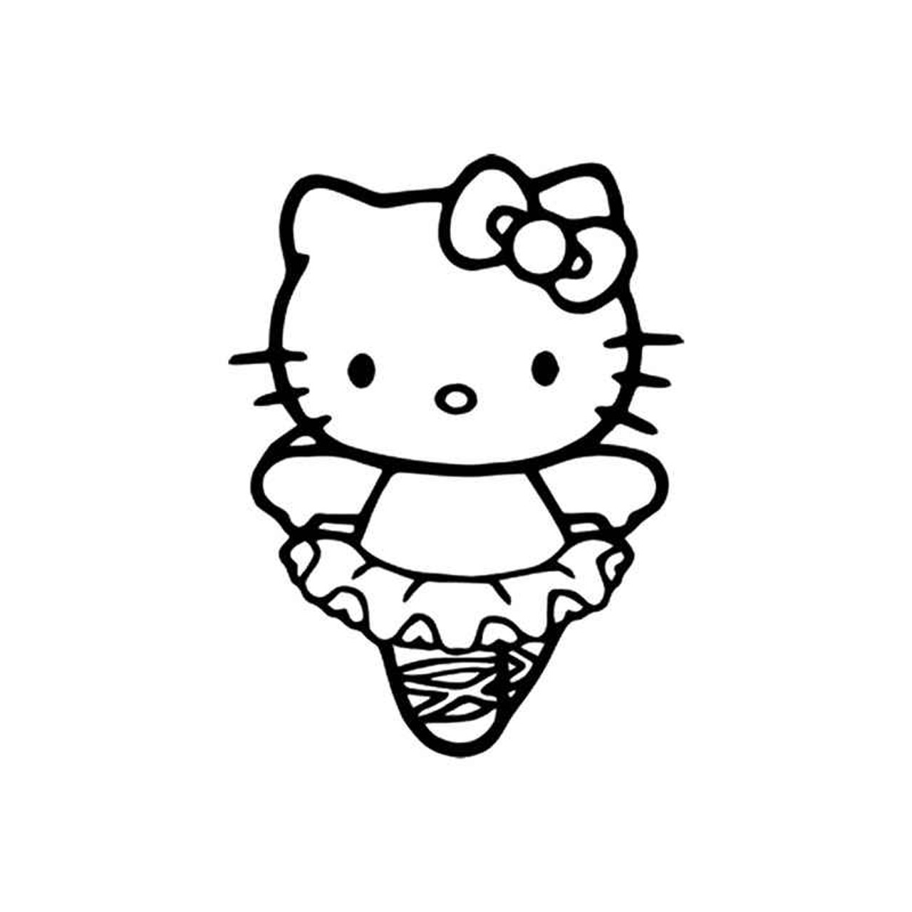 Hello Kitty s Kitty Ballerina Sticker