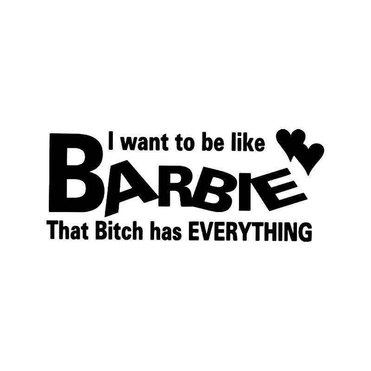 barbie decal