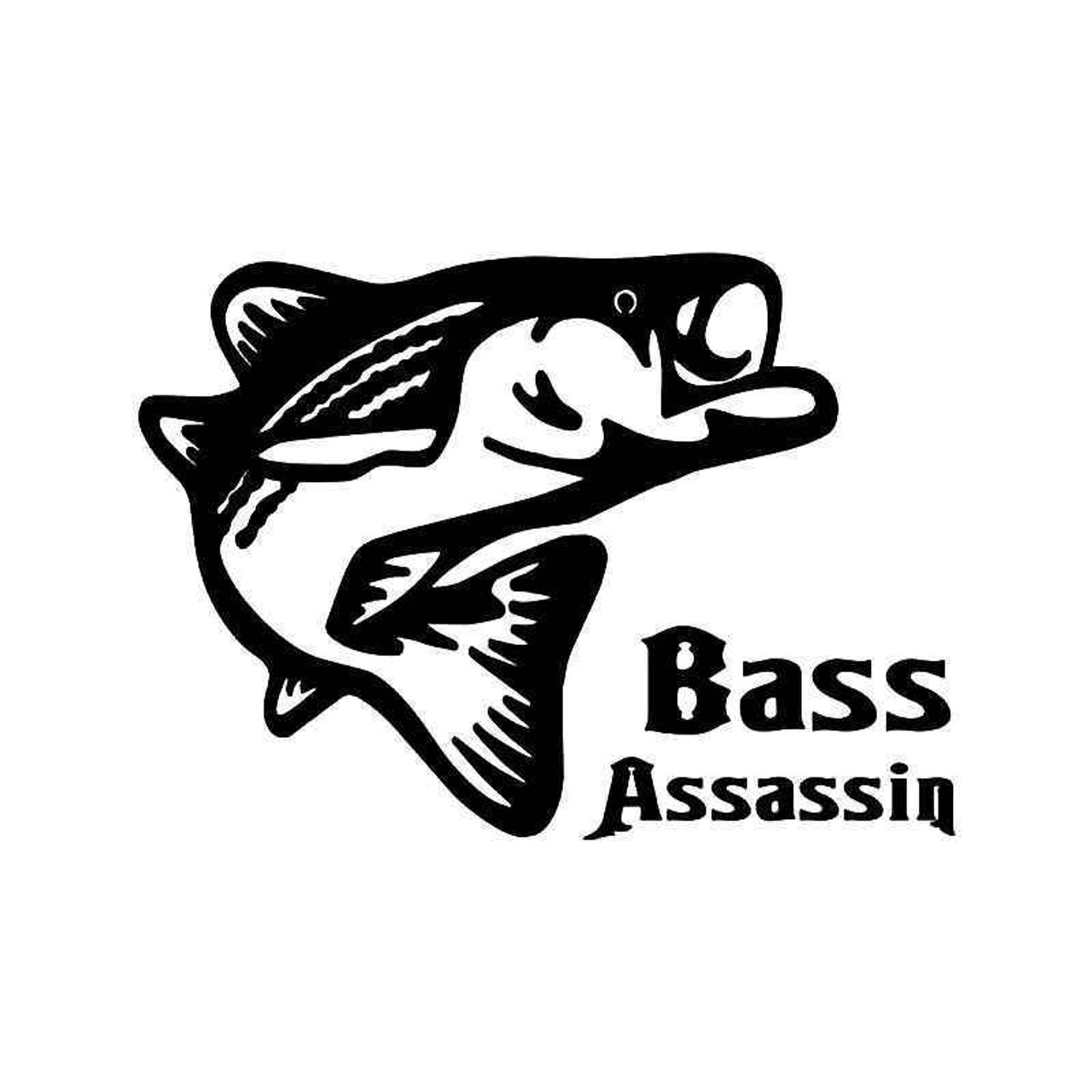 Download Bass Assassin Fish Fishing Vinyl Sticker