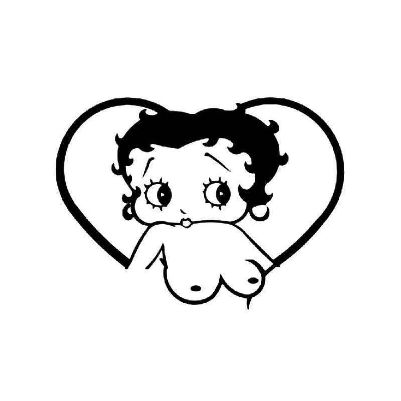 Autres Stickers Betty Boop 2 Pcprinter Com Mx