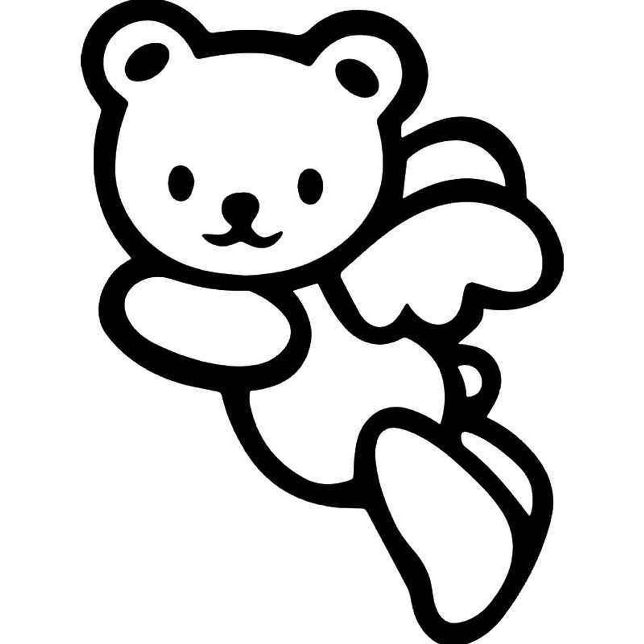 teddy bear decal