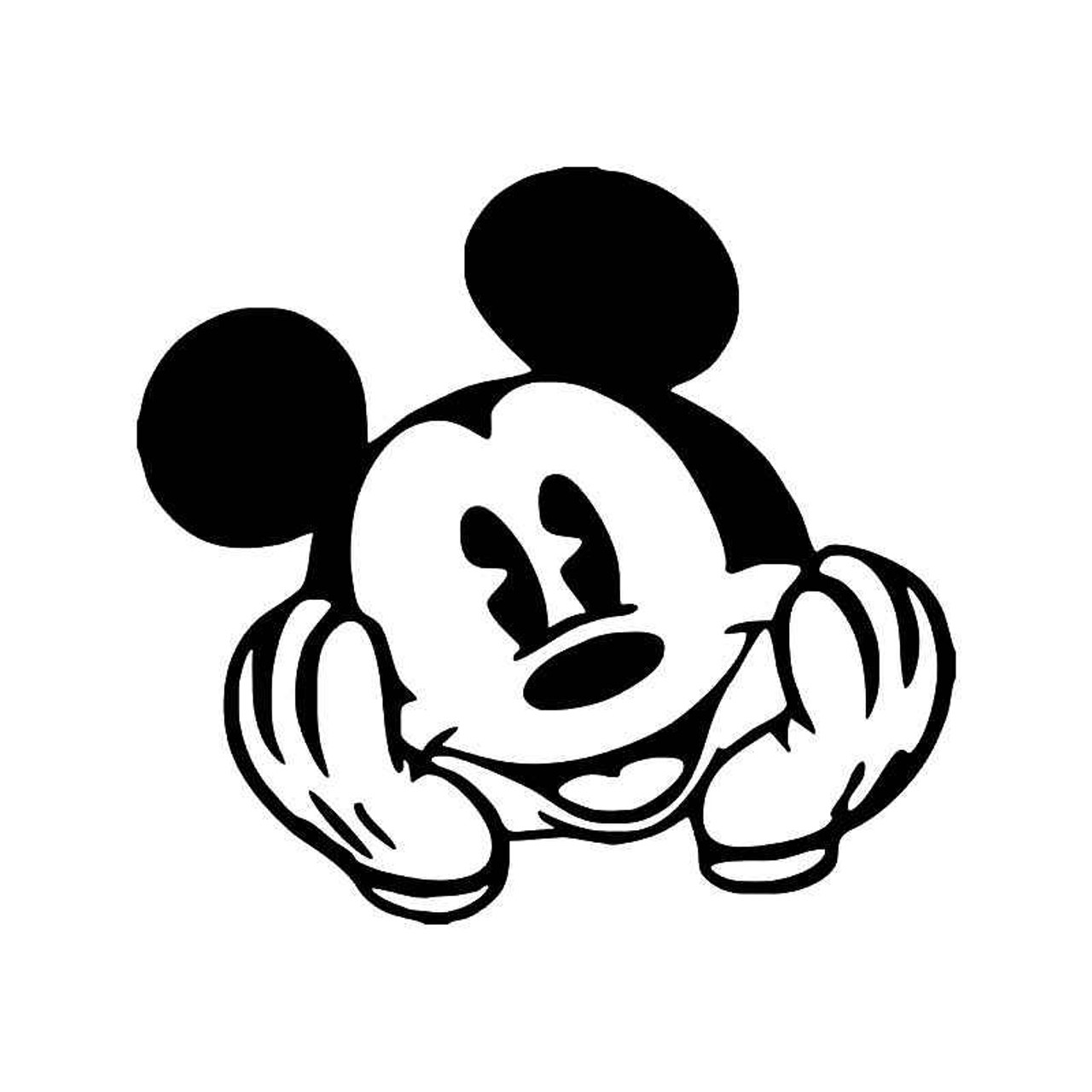 mickey mouse 4 vinyl sticker