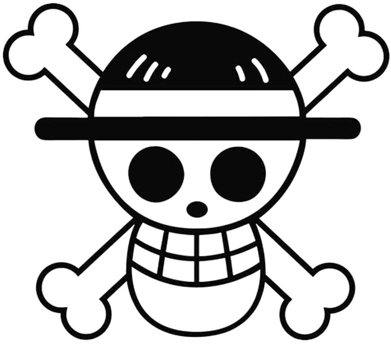 One Piece Straw Hat Flag 2014 Vinyl Sticker