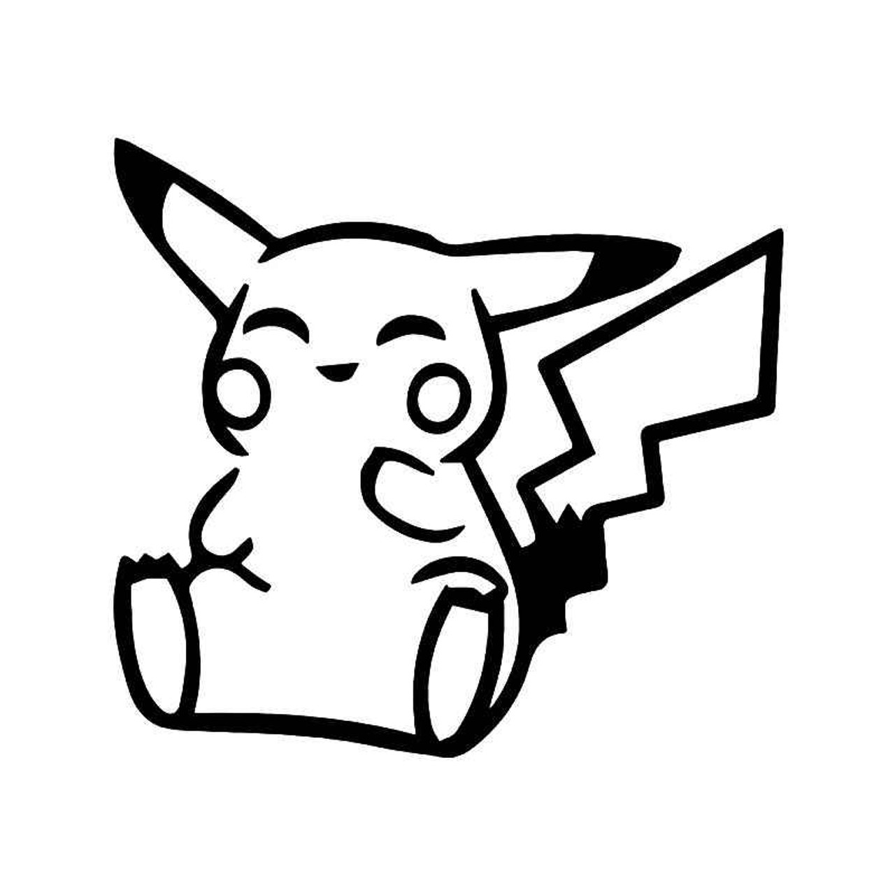 Pokemon Pikachu Gaming Vinyl Sticker