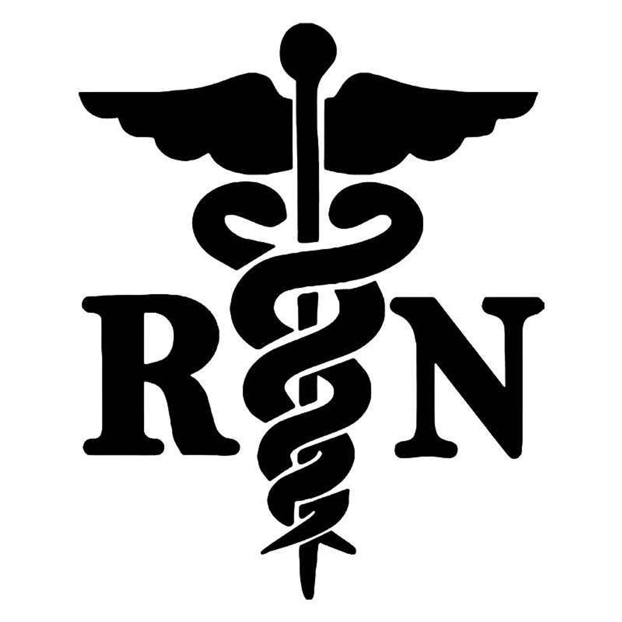 Download Rn Nurse Medical Emblem Vinyl Sticker