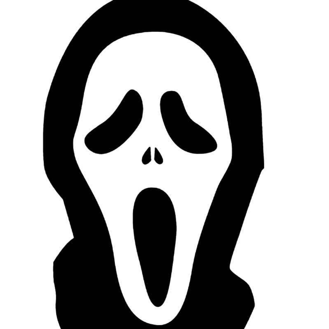 Scream Mask Vinyl Sticker