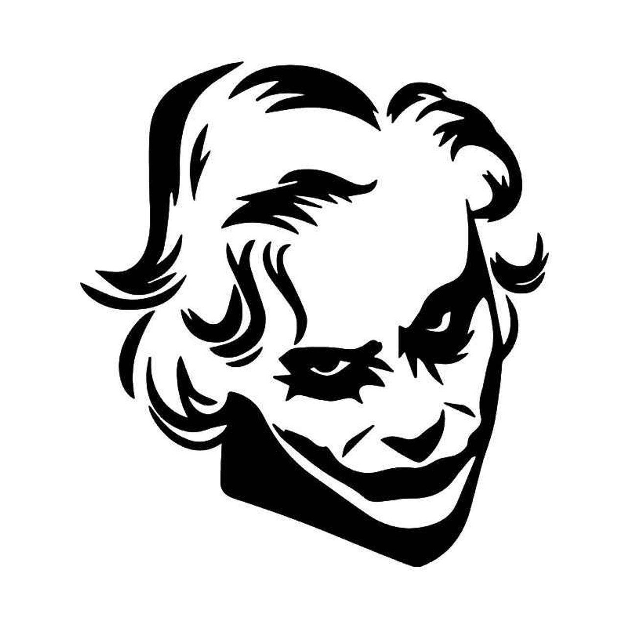 Download The Joker Face Mask 2 Vinyl Sticker
