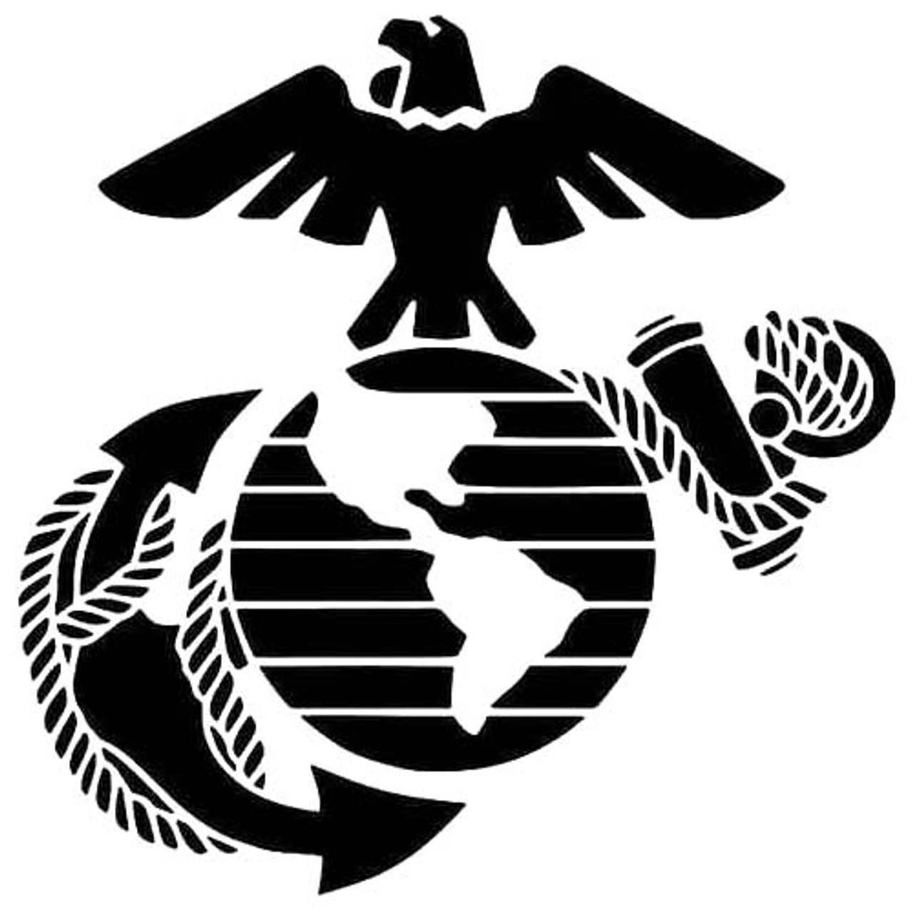 Usmc Marines Corps Emblem 3 Vinyl Sticker