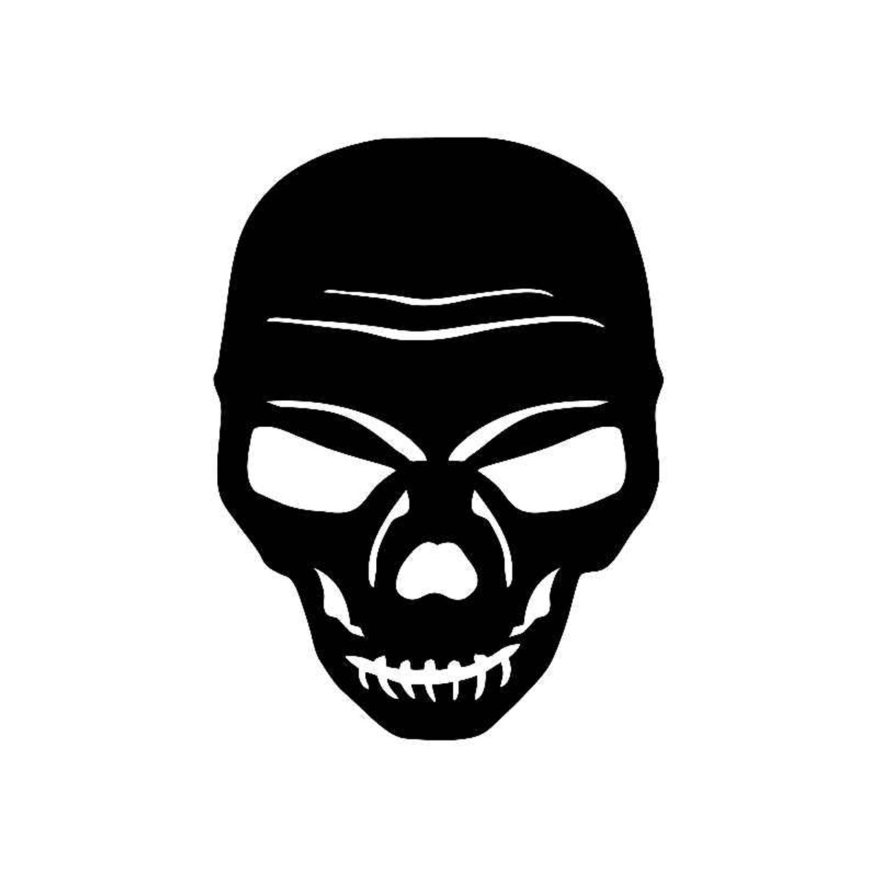 Frowning Skull Jdm Jdm S Decal