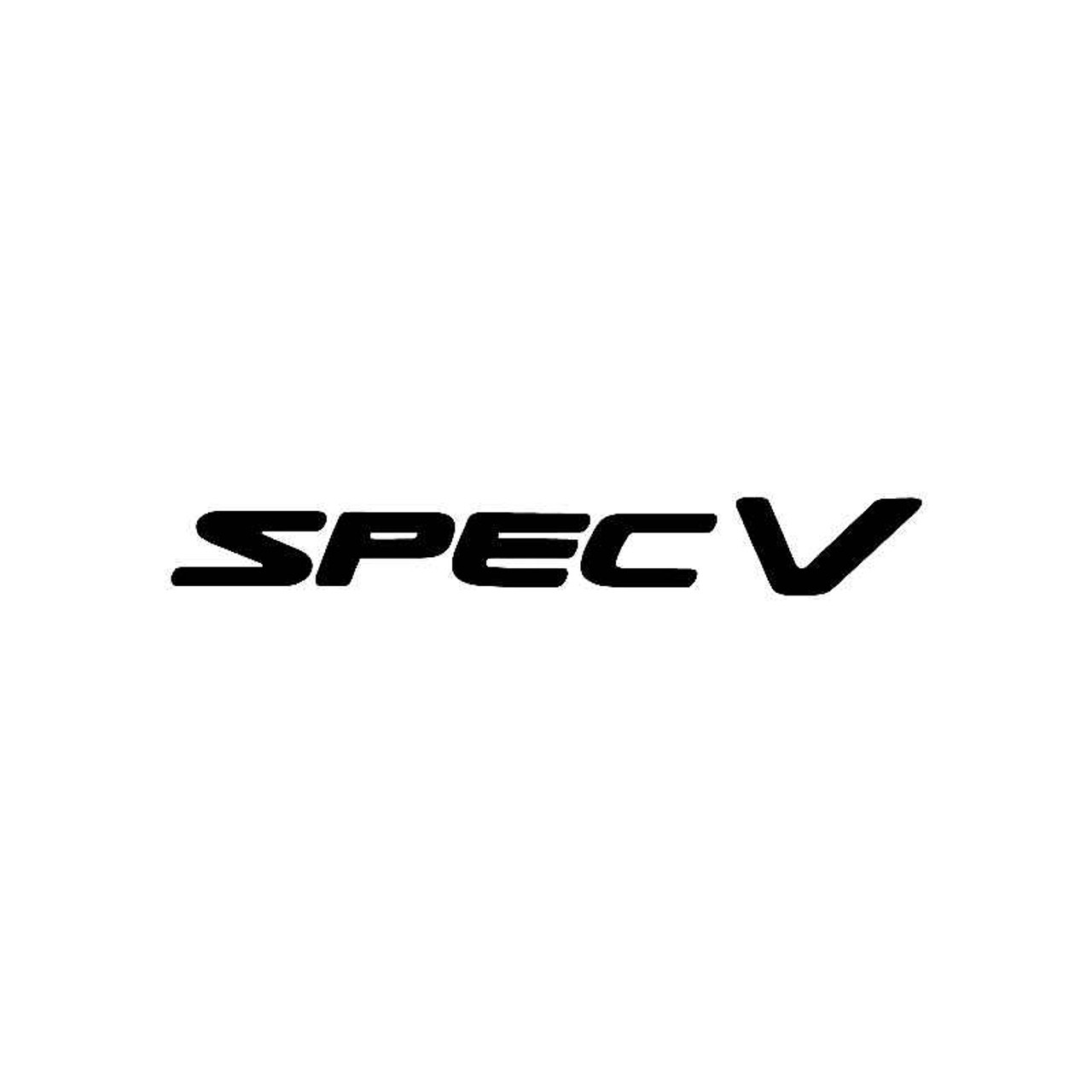 Spec V Logo Jdm Decal