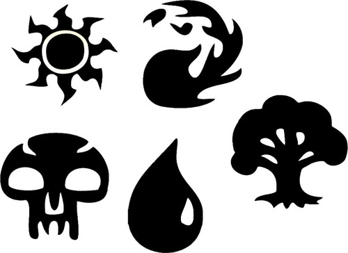 Magic the Gathering MTG Vinyl Decal Sticker Set High glossy, premium 3 mill vinyl, with a life span of 5 - 7 years!