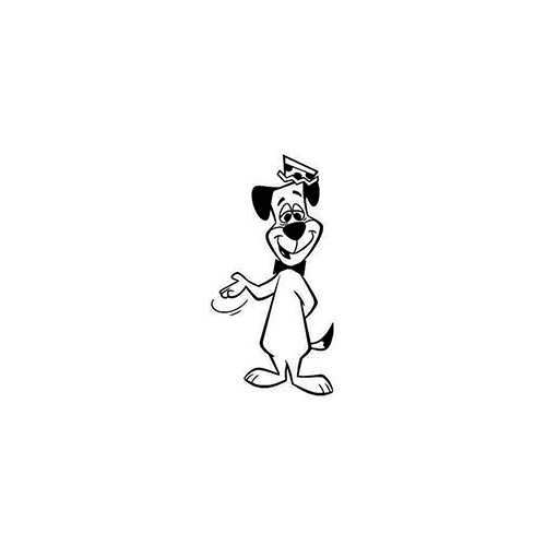 Huckleberry Hound  Vinyl Decal High glossy, premium 3 mill vinyl, with a life span of 5 - 7 years!