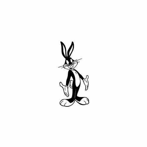 Bugs Bunny ver3  Vinyl Decal High glossy, premium 3 mill vinyl, with a life span of 5 - 7 years!