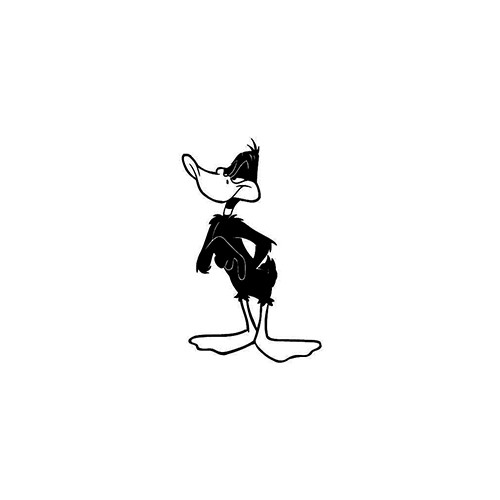 Daffy Duck  Vinyl Decal High glossy, premium 3 mill vinyl, with a life span of 5 - 7 years!