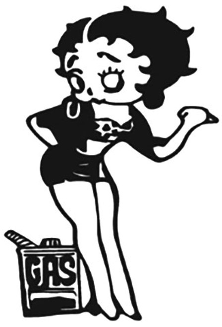 Betty Boop Out Of Gas