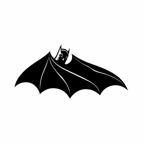 Batman ver3  Vinyl Decal High glossy, premium 3 mill vinyl, with a life span of 5 - 7 years!