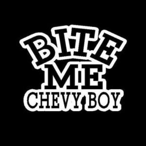 Bite me ford Chevy  Decal High glossy, premium 3 mill vinyl, with a life span of 5 - 7 years!