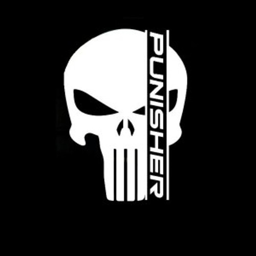 Punisher Skull   Decal High glossy, premium 3 mill vinyl, with a life span of 5 - 7 years!