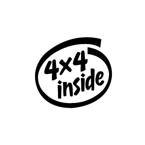 4 x 4 Inside  Vinyl Decal High glossy, premium 3 mill vinyl, with a life span of 5 - 7 years!