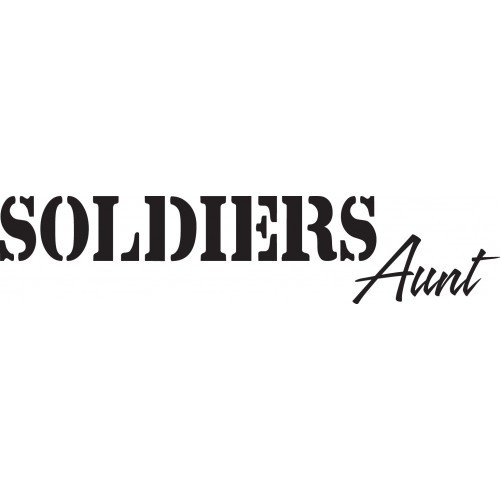 Soldiers Aunt    Vinyl Decal High glossy, premium 3 mill vinyl, with a life span of 5 - 7 years!