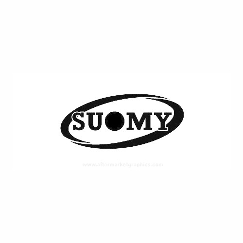 Suomy Helmets Motorcycle Vinyl Decal Set High glossy, premium 3 mill vinyl, with a life span of 5 - 7 years!