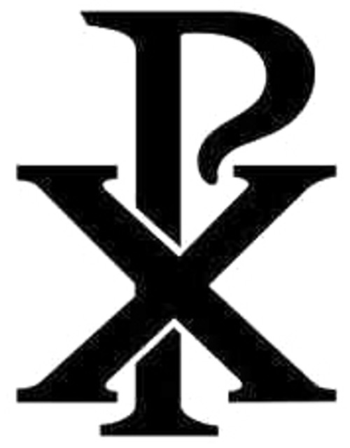 Christian Symbol Chi Rho PX