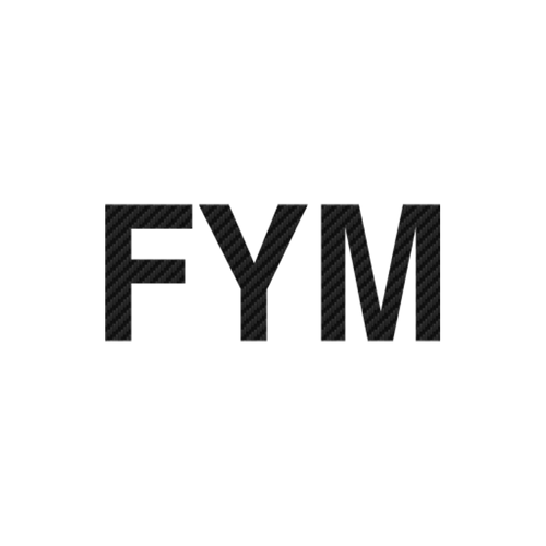 15271 fym logo 4 carbone Vinyl Decal <div> High glossy, premium 3 mill vinyl, with a life span of 5 – 7 years! </div>