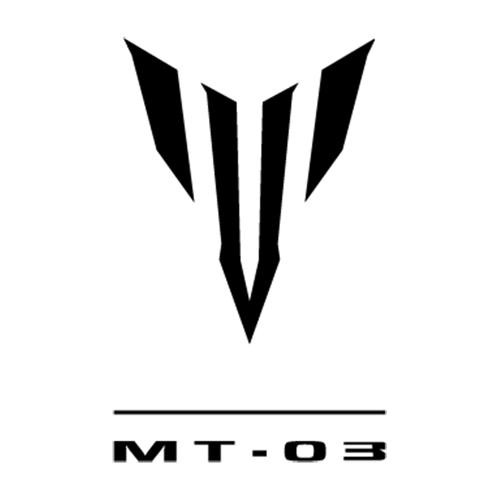 21958 yamaha MT 03 logo Vinyl Decal <div> High glossy, premium 3 mill vinyl, with a life span of 5 – 7 years! </div>