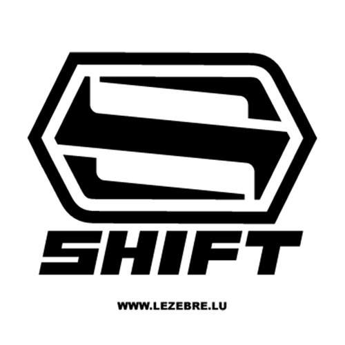 shift logo 3 Vinyl Decal <div> High glossy, premium 3 mill vinyl, with a life span of 5 – 7 years! </div>