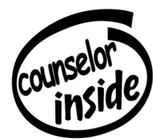 Counselor Inside Vinyl Decal High glossy, premium 3 mill vinyl, with a life span of 5 - 7 years!