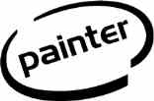 Painter Oval Vinyl Decal High glossy, premium 3 mill vinyl, with a life span of 5 - 7 years!