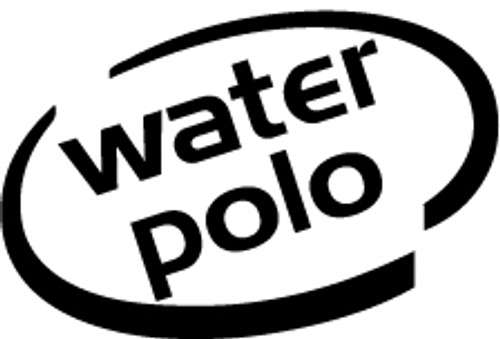 Water Polo Oval Vinyl Decal High glossy, premium 3 mill vinyl, with a life span of 5 - 7 years!
