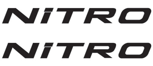Nitro Boats Logo Vinyl Decal Stickers High glossy, premium 3 mill vinyl, with a life span of 5 - 7 years!