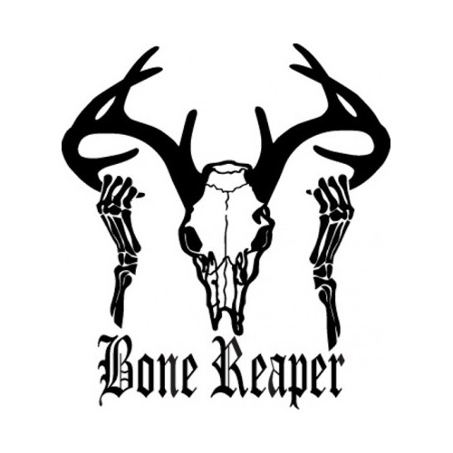 Bone Reaper  Vinyl Decal High glossy, premium 3 mill vinyl, with a life span of 5 - 7 years!