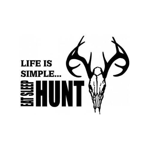 Life Is Simple...  ver 1 Vinyl Decal High glossy, premium 3 mill vinyl, with a life span of 5 - 7 years!