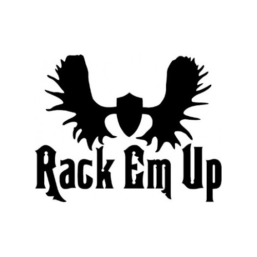 Rack Em Up v4  Vinyl Decal High glossy, premium 3 mill vinyl, with a life span of 5 - 7 years!