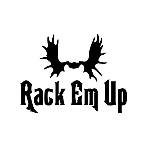 Rack Em Up v5  Vinyl Decal High glossy, premium 3 mill vinyl, with a life span of 5 - 7 years!