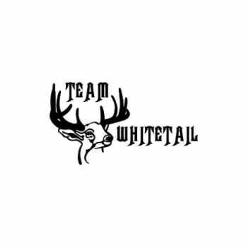 Team Whitetail   v1 Vinyl Decal High glossy, premium 3 mill vinyl, with a life span of 5 - 7 years!