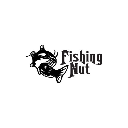 Fishing Nut v.2 Vinyl Decal High glossy, premium 3 mill vinyl, with a life span of 5 - 7 years!