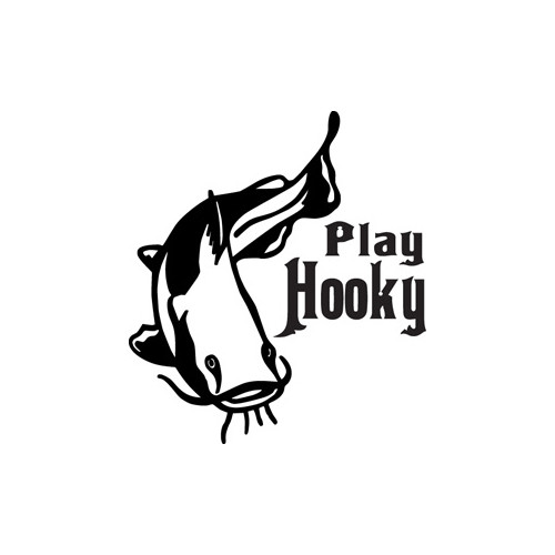 Play Hooky Bass Vinyl Decal High glossy, premium 3 mill vinyl, with a life span of 5 - 7 years!