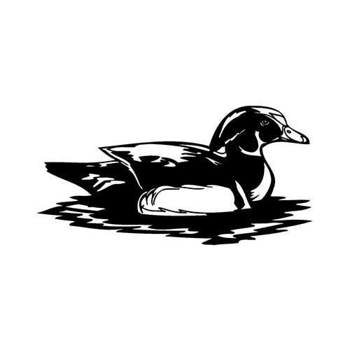 Duck ver2   Vinyl Decal High glossy, premium 3 mill vinyl, with a life span of 5 - 7 years!