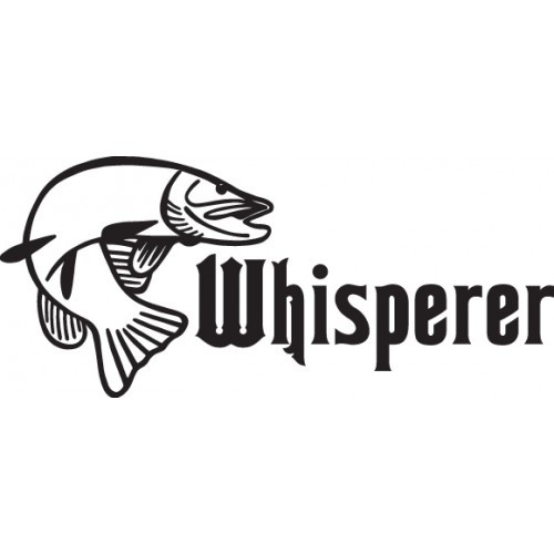 whisperer ver4  Vinyl Decal High glossy, premium 3 mill vinyl, with a life span of 5 - 7 years!