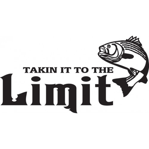 TAKIN IT TO THE Limit ver2  Vinyl Decal High glossy, premium 3 mill vinyl, with a life span of 5 - 7 years!