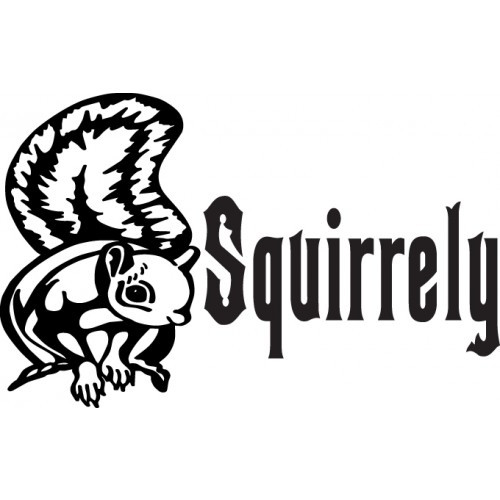 SQUIRRELY  Vinyl Decal High glossy, premium 3 mill vinyl, with a life span of 5 - 7 years!