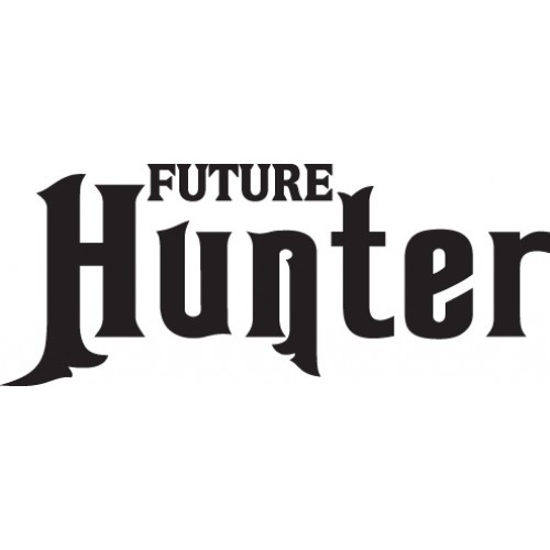 FUTURE HUNTER  Vinyl Decal High glossy, premium 3 mill vinyl, with a life span of 5 - 7 years!